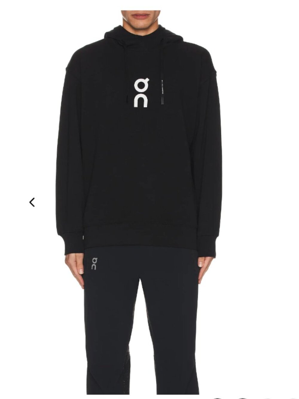 NWT On-Running Black Unisex Club Hoodie